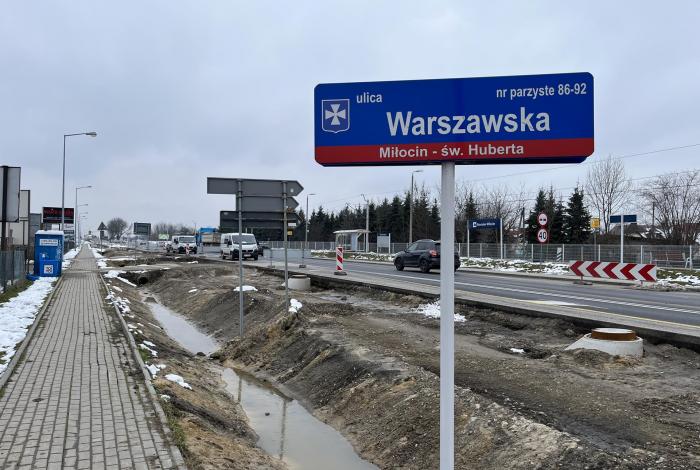 Rozbudowa ul. Warszawskiej [styczeń 2023] - Rzeszów, Inwestycje -zdj. 1